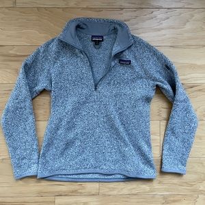 Patagonia - Women's Better Sweater® 1/4-Zip Fleece - Grey - Size Medium